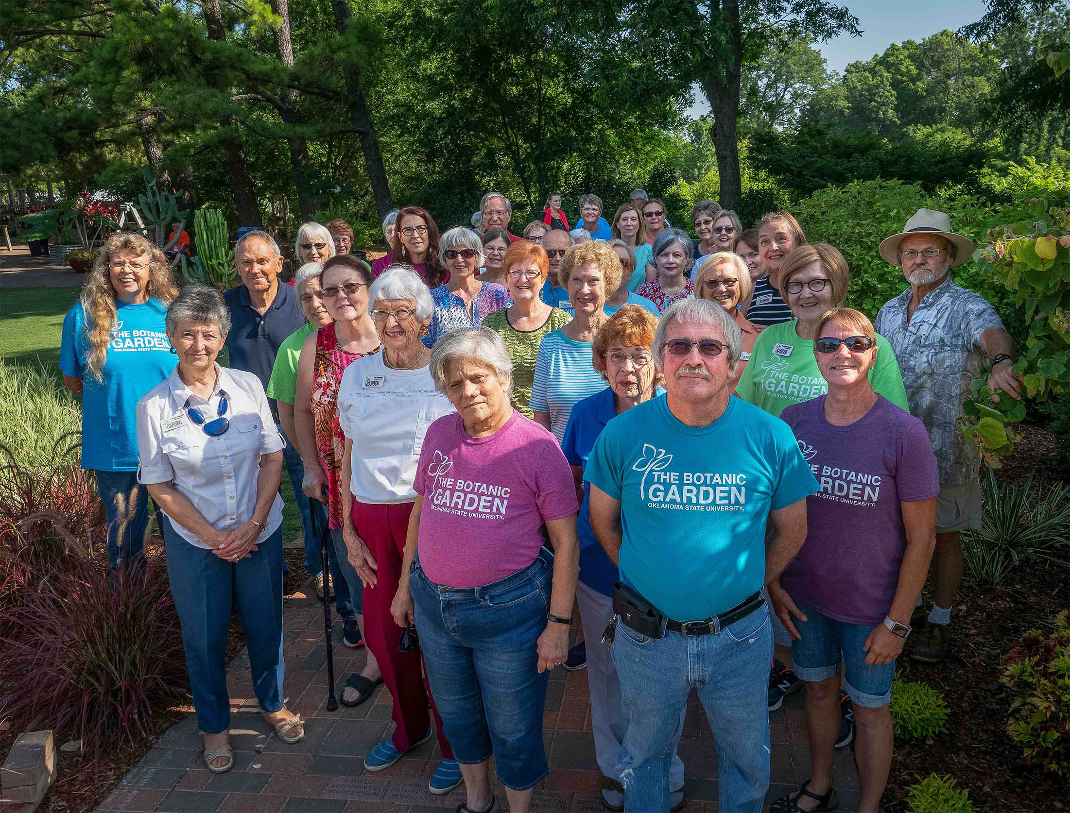 A group photo of the 2019 Botanic Garden Ambassadors.